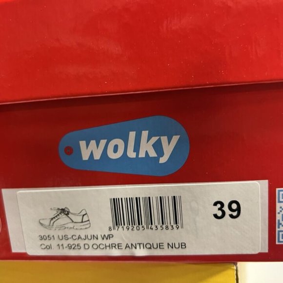 Wolky Womens Cajun Waterproof Sneaker Size EU39 M US8 - Picture 6 of 6